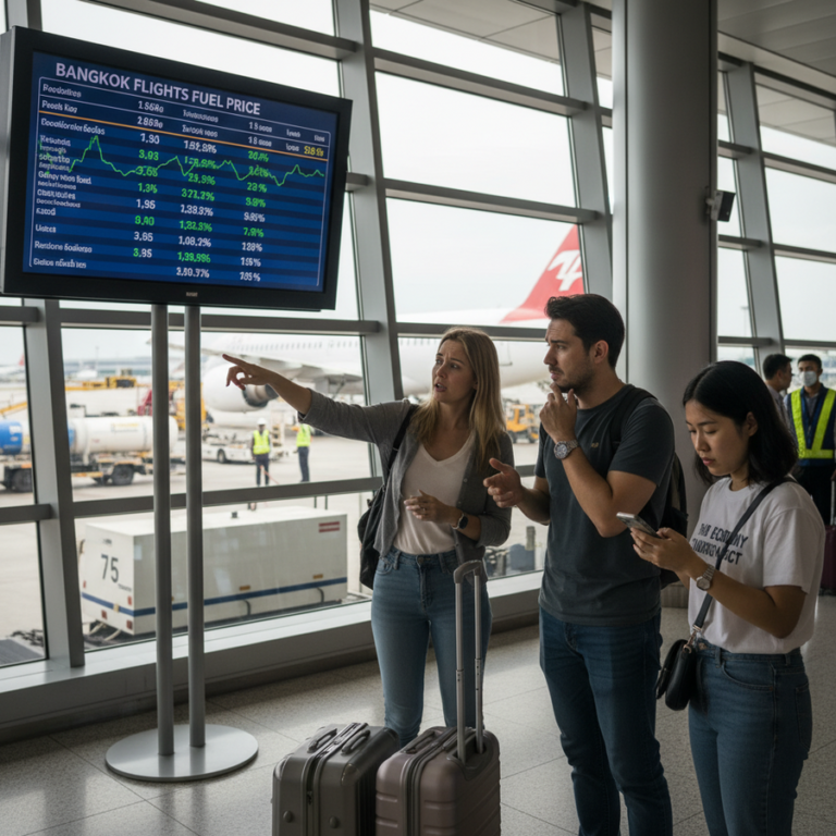 バンコク発着便にも影響か？中東情勢でタイ航空株価低迷