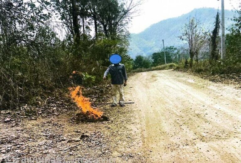 チェンマイで野焼き取り締まり強化、2名を逮捕