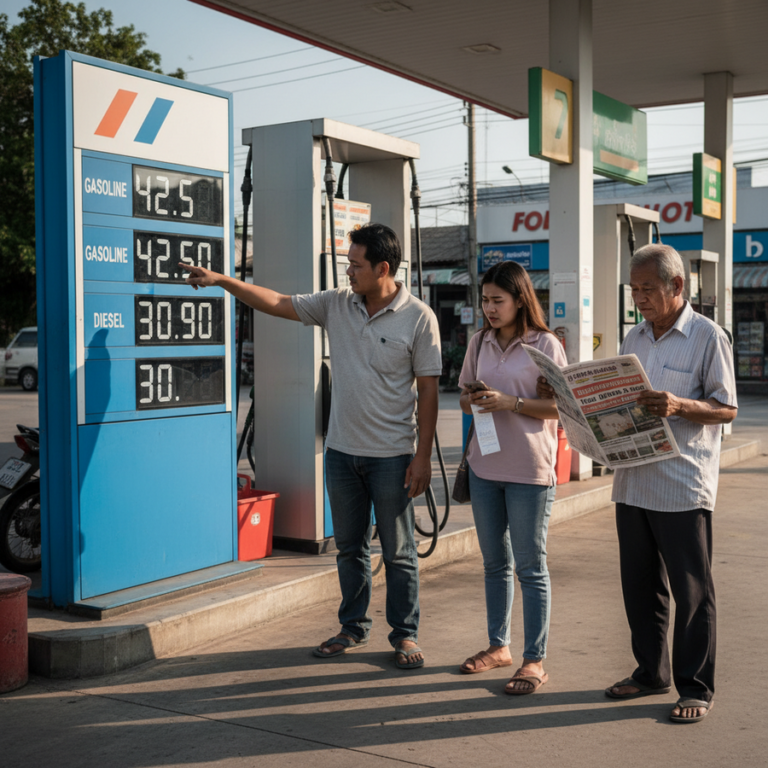 タイ全国でガソリン価格値下げか、製油マージン再引き下げへ