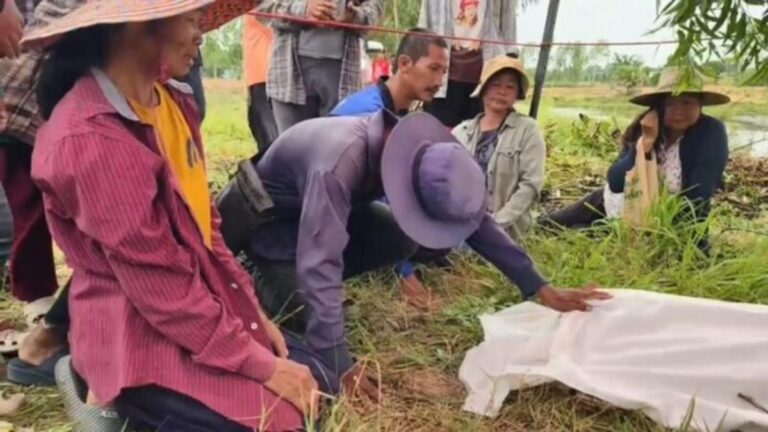 【タイ・スリン県】家族養う19歳青年、魚捕り中に水死