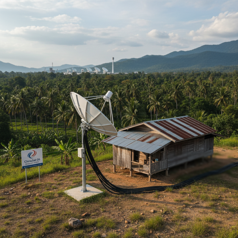 タイ全土で高速衛星ネット提供開始：NTとChina Satcomが提携