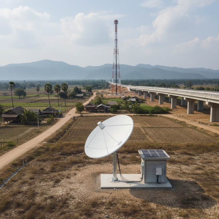 タイ全土に高速衛星ネット提供、NTとChina Satcomが提携