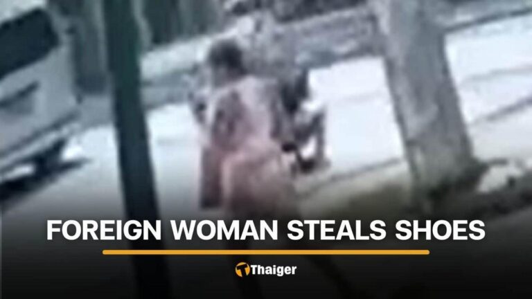 【プーケット】外国人女性がスニーカー窃盗、監視カメラ映像拡散