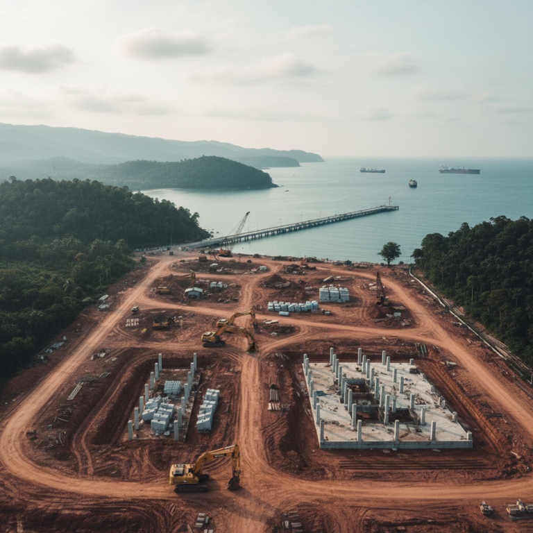タイ南部ランドブリッジ計画、NESDCが正式調査未着手と発表