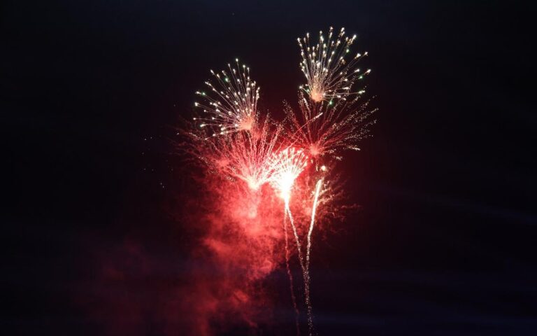 ドンナイ省の歴史と未来を祝う芸術の夜、花火が彩る