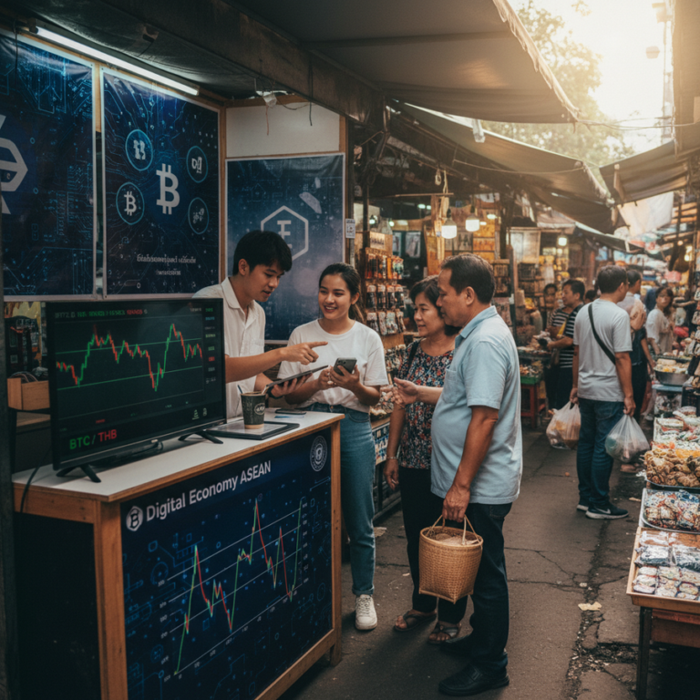 タイのビットコイン、4日価格は下落 – 他の仮想通貨動向も