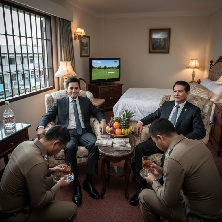 【バンコク】拘置所でVIP待遇問題、職員処分へ