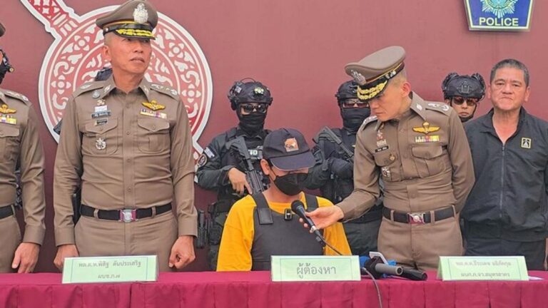 【サムットサーコーン】ライダー服の金強盗、共犯者ら2名逮捕