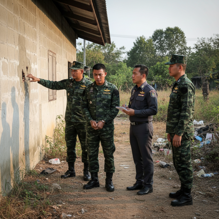 【タイ・ナラティワート】国会議員銃撃事件、海軍将校が出頭