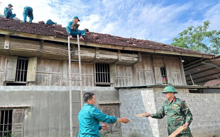 【ベトナム・ゲアン省】強風で約1000軒損壊、迅速復旧支援