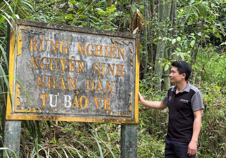 ランソン省ドンダン村、タイ族の掟で100年の原生林を保護