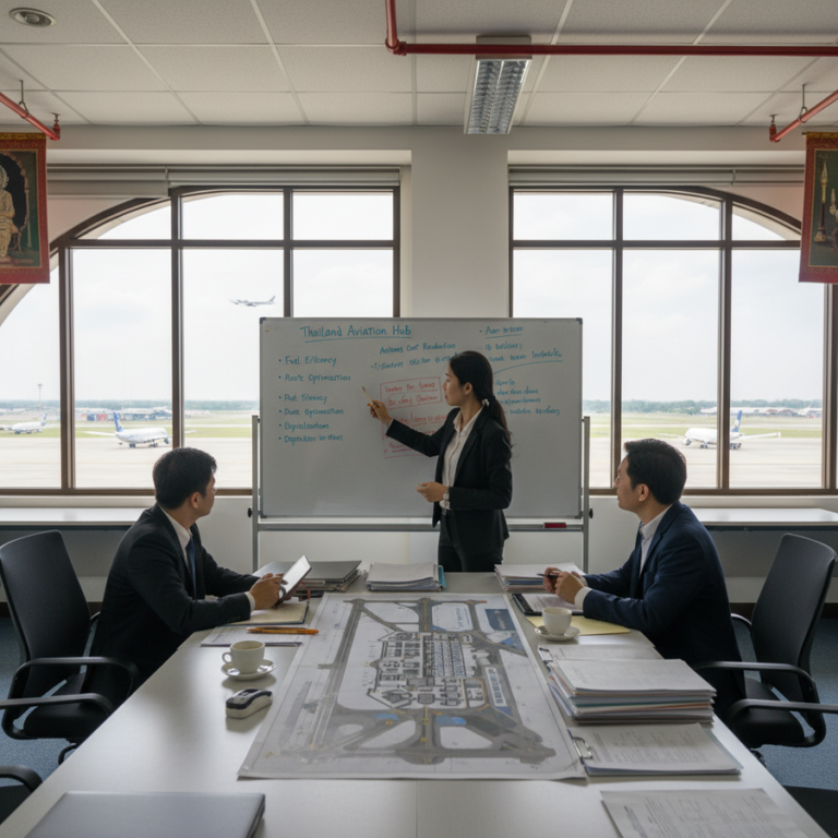 バンコク、航空ハブ化へ7項目計画を発表 – 航空会社コスト30%削減