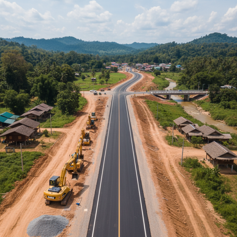 タイ交通省、地方の道路・橋梁投資を加速！格差是正と経済活性化へ