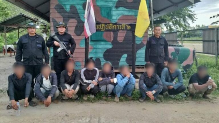 【タイ・チャンタブリー】カンボジア人13名、不法入国で逮捕