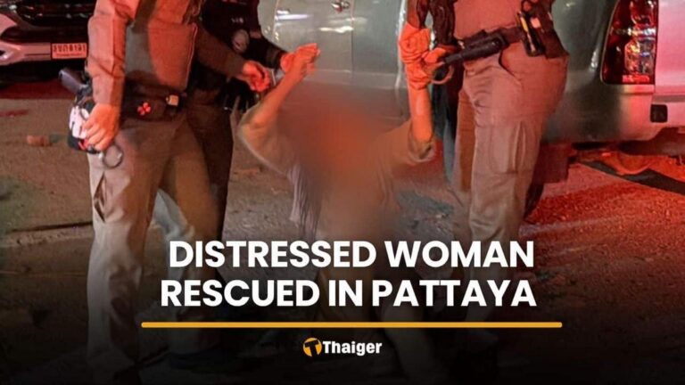 【タイ・パタヤ】錯乱状態の女性を保護