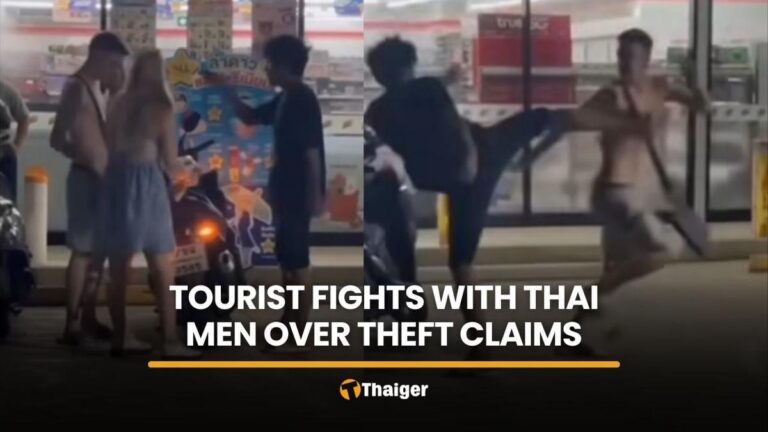 【パタヤ】外国人観光客が窃盗疑惑で乱闘、逃走