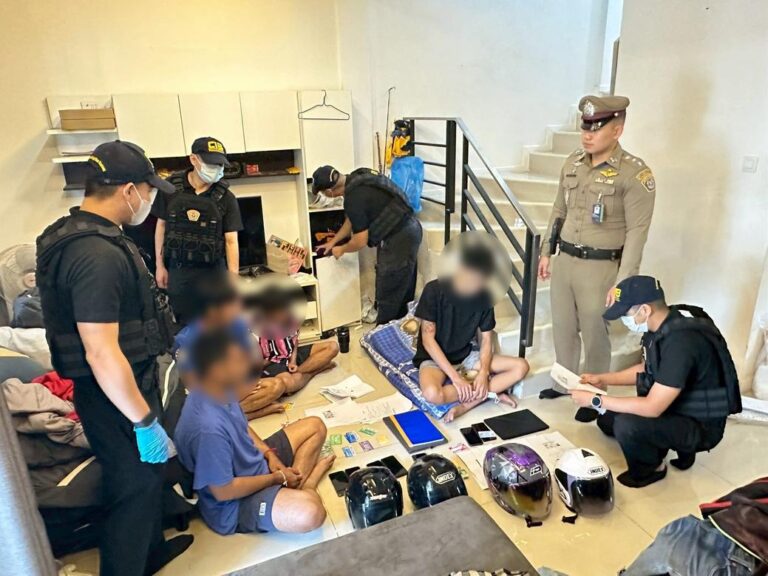 【バンコク】年利3000%の闇金組織摘発、4人逮捕