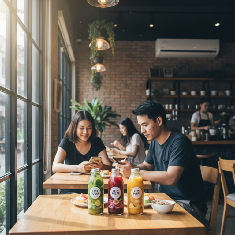 タイ全土で「甘さ控えめ」が新常識に？飲料キャンペーンが成果