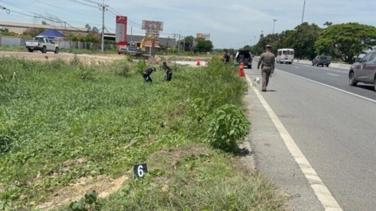 【タイ・アントーン県】アジアハイウェイで軍人死亡事故