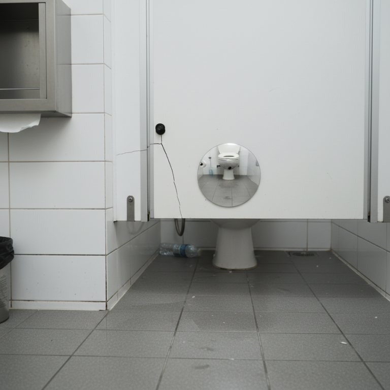 【タイ・バンコク】商業施設トイレで盗撮男、カメラに気づかず