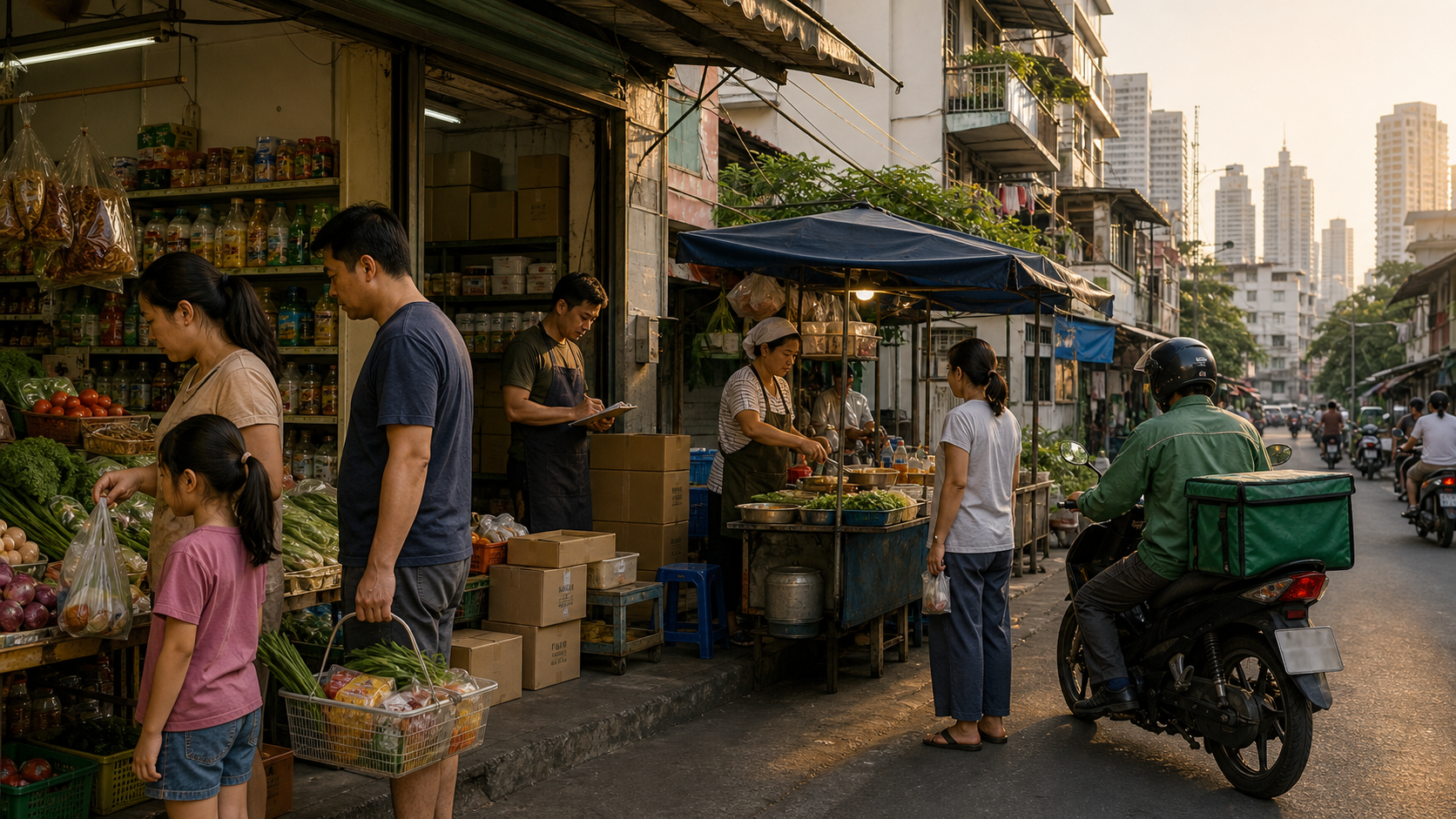 thailand citizens business response scene