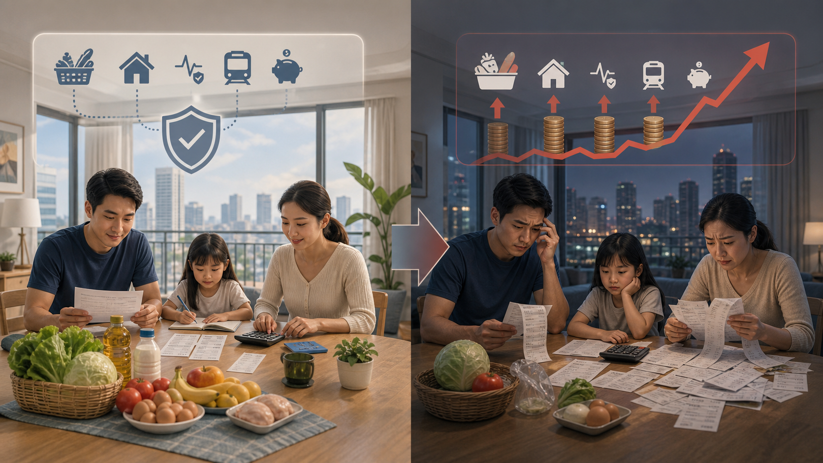 thailand household budget before after