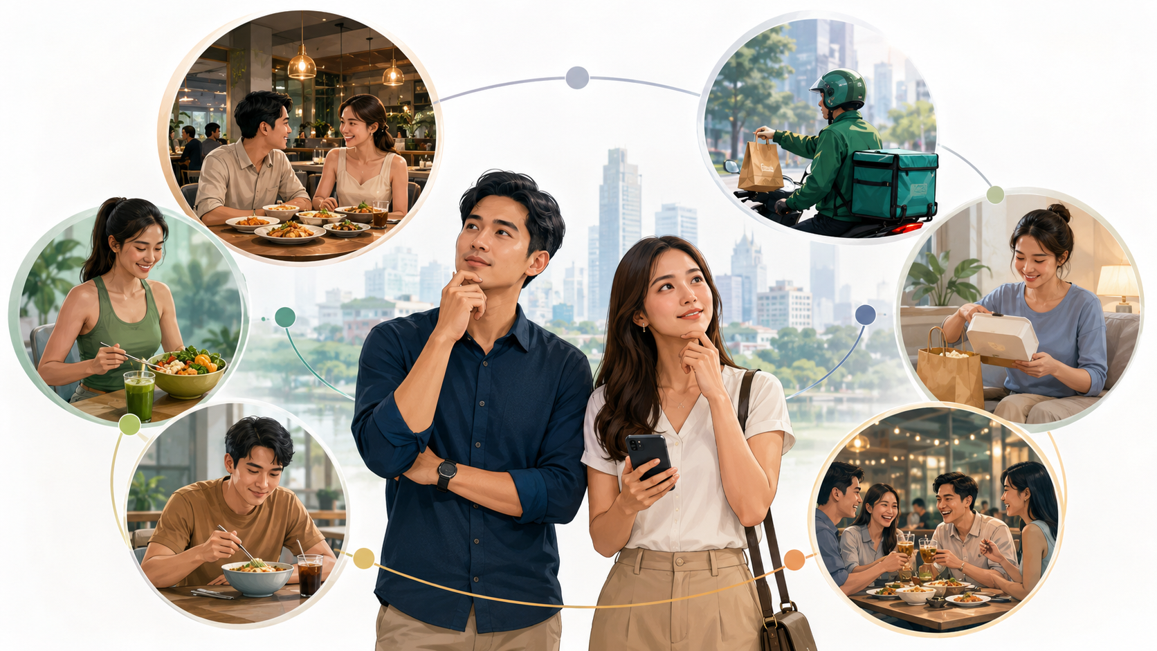 thailand middle class dining shift