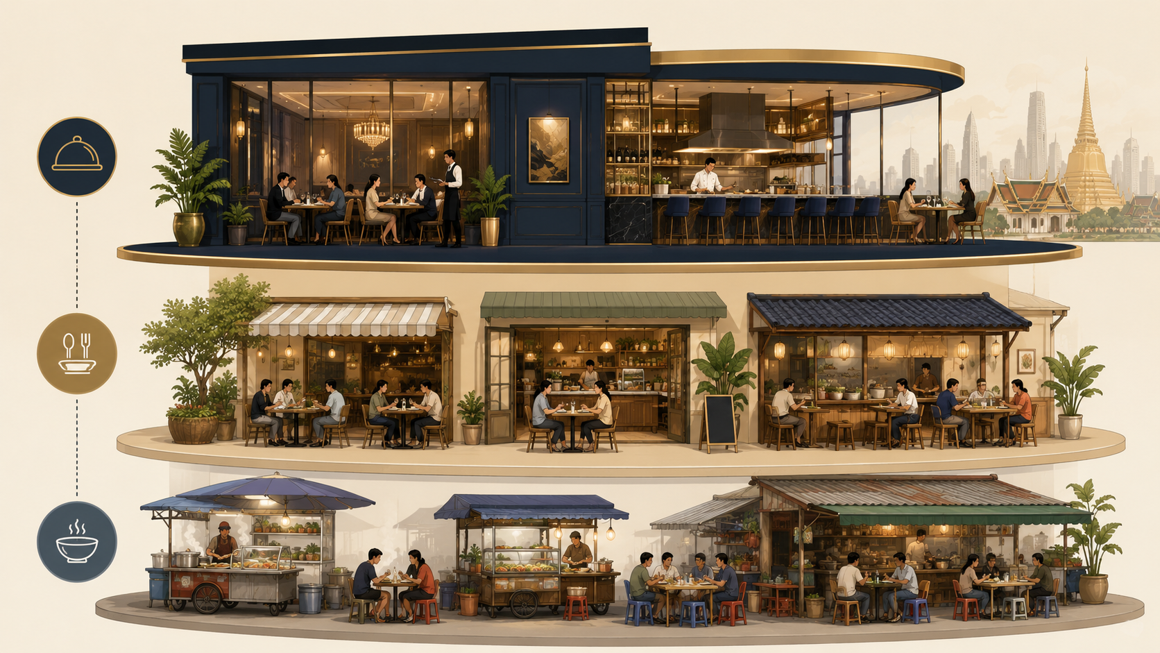 thailand restaurant market structure