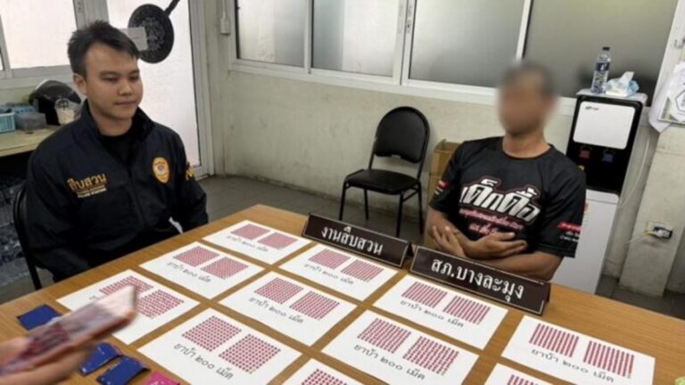 【チョンブリー県】薬物更生プログラム参加者に覚醒剤販売容疑、男を逮捕