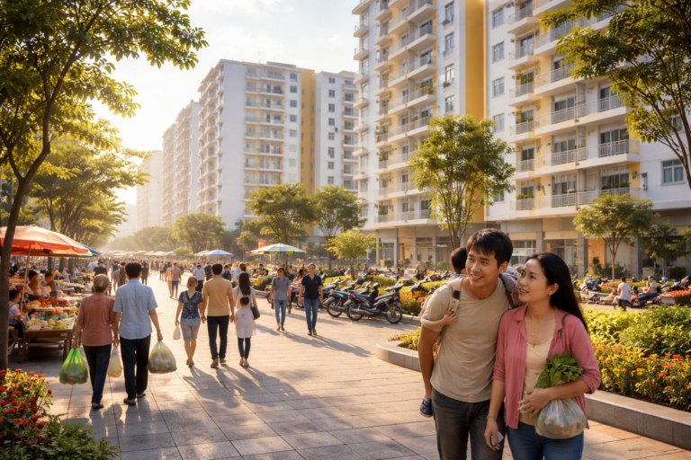 ドンナイ省の社会住宅、都市化進むベトナムの住宅事情