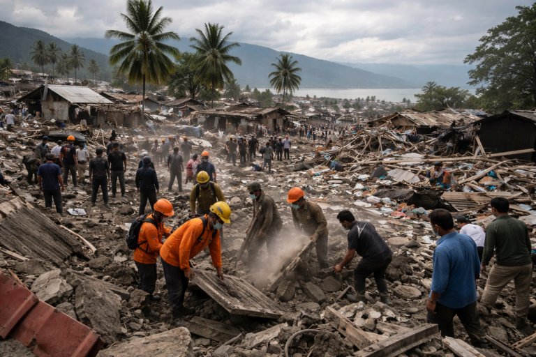 【インドネシア・パル】スラウェシ島中部でM6.7の地震発生