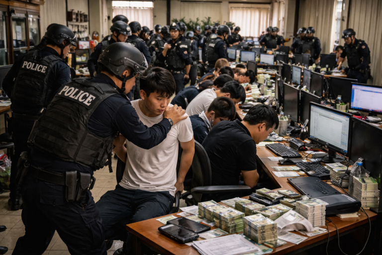 【タイ】国際詐欺組織から6.2億ドル押収