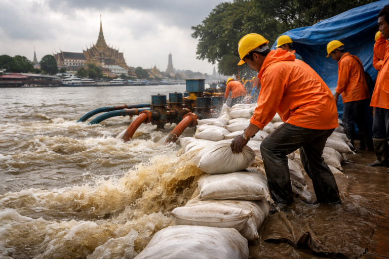 タイ灌漑局、バンコク含む各地域の雨季洪水対策を強化
