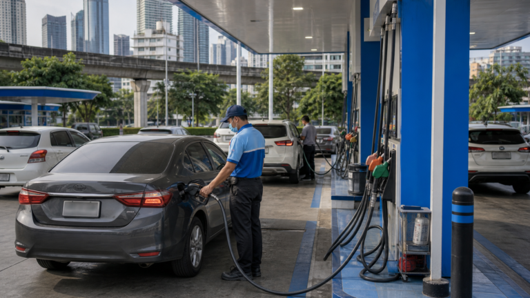 タイ全土のガソリン価格、全油種で値下げ