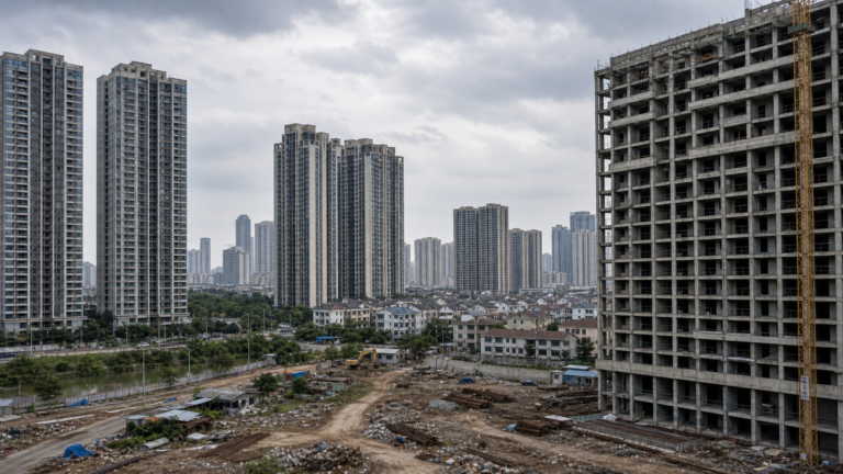中国不動産サービス業が苦境、国際経済への影響