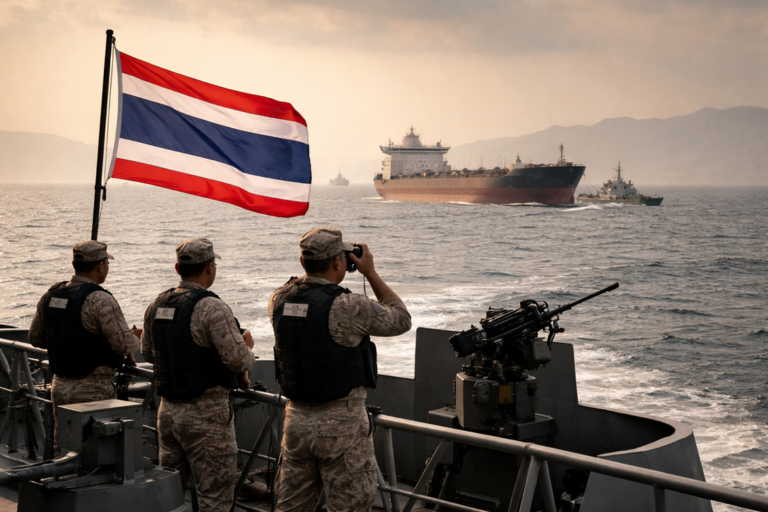 ホルムズ海峡、タイ海軍が海上安全保障警報を「非常に高い」レベルに引き上げのイメージ画像