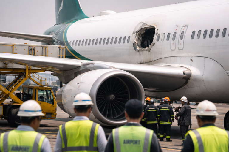 ベトナム航空機窓破損、乗客が吸い出される重傷事故