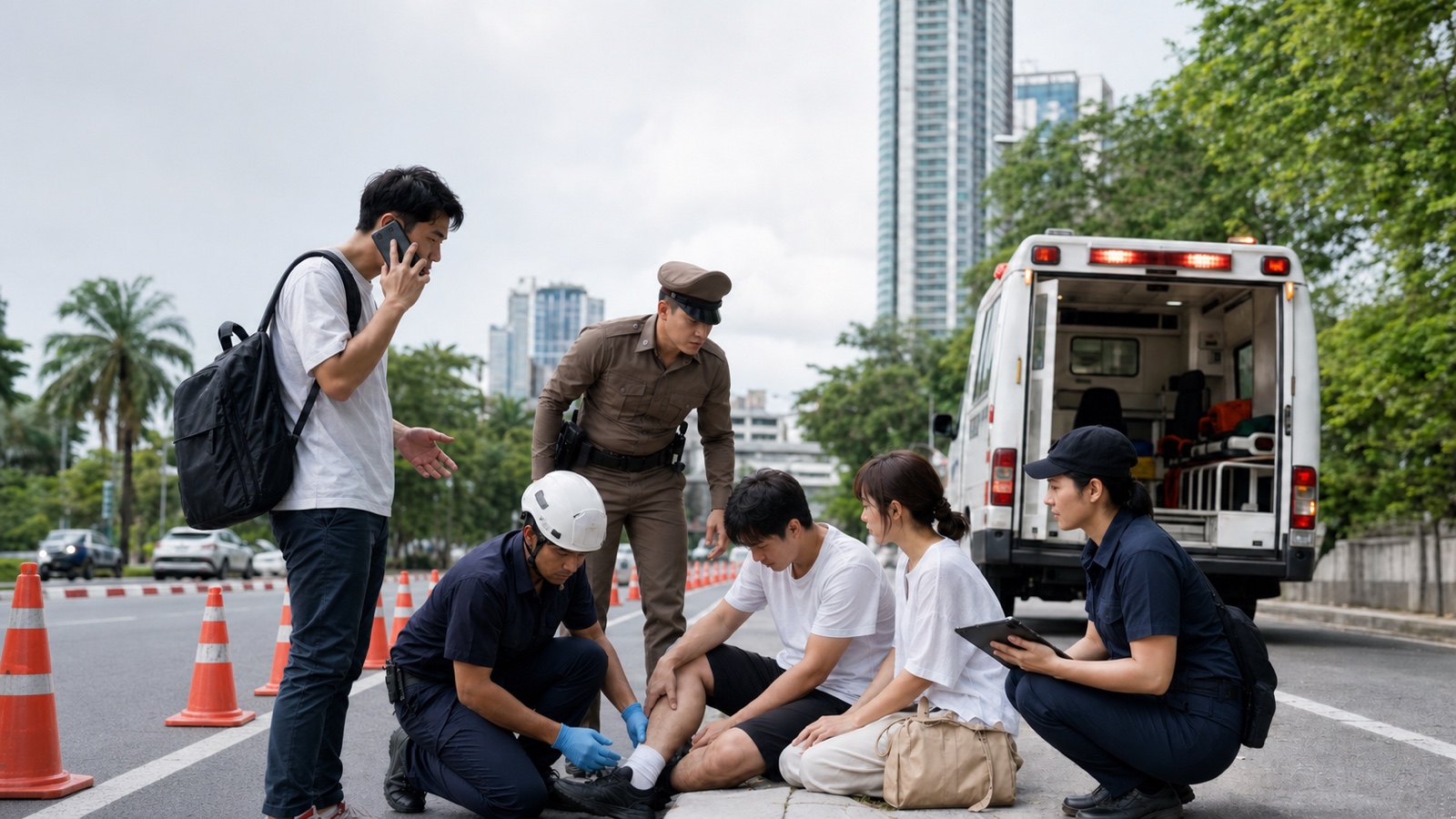 タイの緊急連絡先【2026年】警察・救急車・消防と日本人の対応