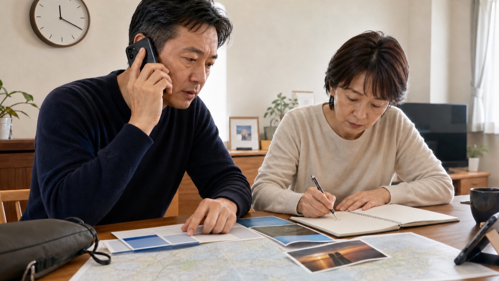 タイにいる家族と連絡が取れず、電話、旅行日程、最後の位置、現地連絡先を一つずつ確認する日本人家族