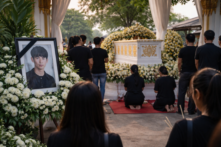 【カーラシン県】YouTuberフルン・ソロ氏の遺体到着、祖母は悲しみの対面拒否