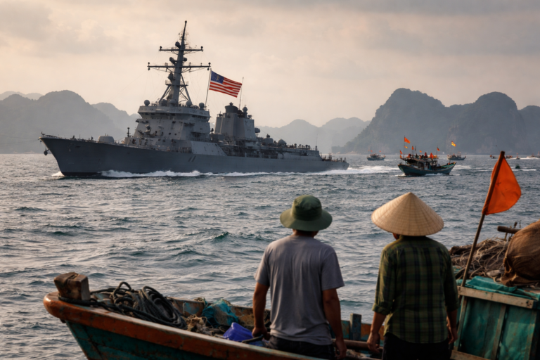【南シナ海】米駆逐艦が技術的問題、地域の緊張高まる