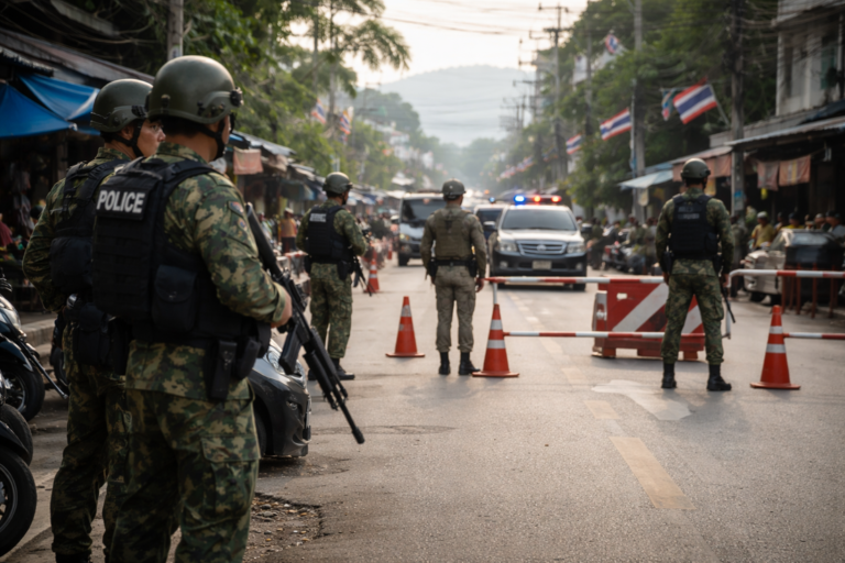 【タイ南部】国境地帯で最高レベル警戒態勢、治安悪化に対応