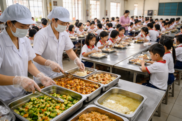 【ベトナム】学校給食の安全確保へ、最新技術で食品追跡を開始